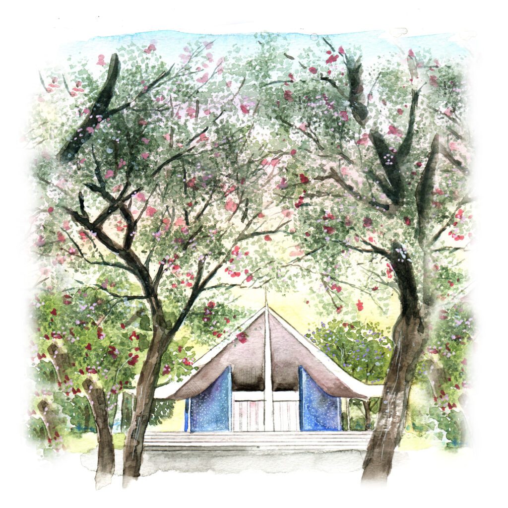 Pintura em Aquarela para Casamento - HOSANA CRISTINA ILUSTRADORA