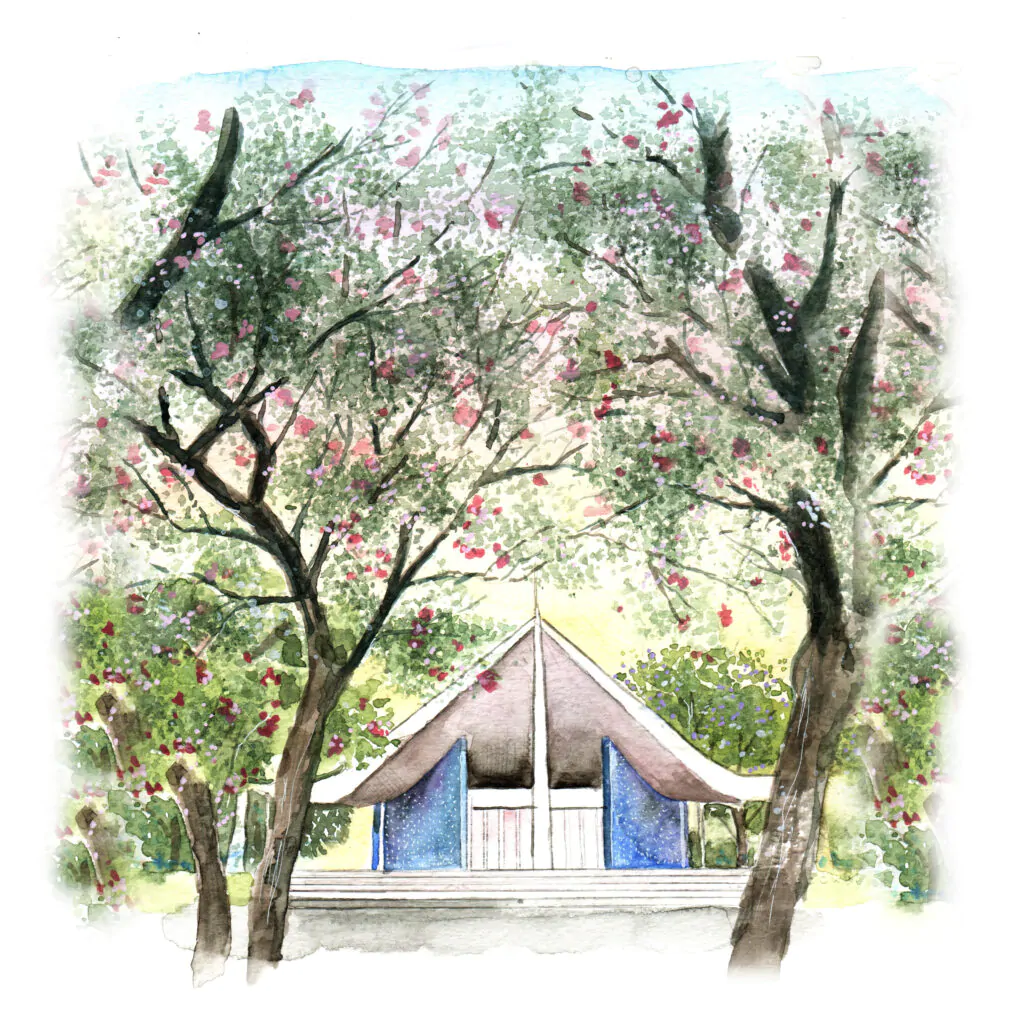 Pintura em Aquarela para Casamento - HOSANA CRISTINA ILUSTRADORA